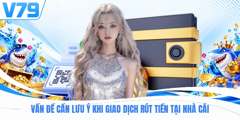 Vấn đề cần lưu ý khi giao dịch rút tiền tại nhà cái